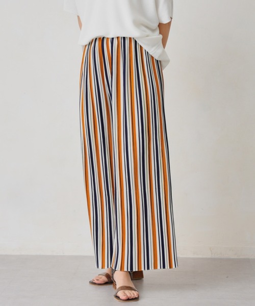 Chez toi（シェトワ）の「アソート柄プリーツイージーパンツ（その他パンツ・レディース・アイボリー/ブラック/イエロー・FREE）」の22枚目の写真