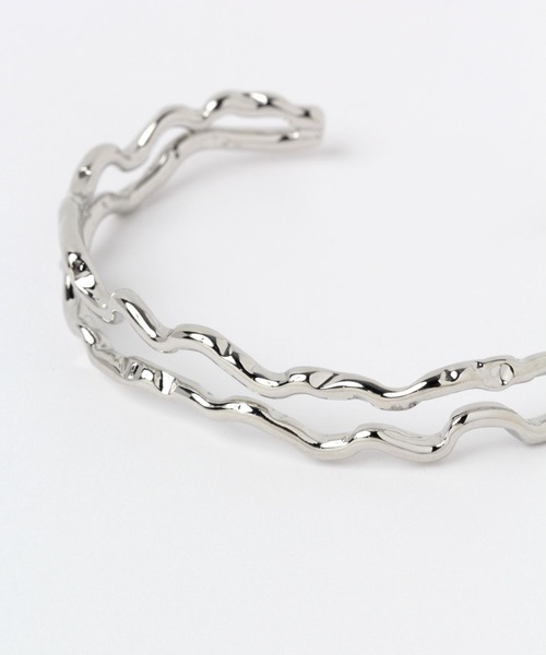 Heather(ヘザー)の「Wツイストメタルバングル 297769(バングル/リストバンド・レディース・シルバー/ゴールド・ONE SIZE)」の4枚目の写真