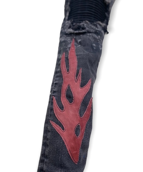 FAGASSENT（ファガッセン）の「FAGASSENT/ファガッセン/22AWH-JUSTIN（デニムパンツ・メンズ・ブラック・26/28/30/32/34/36）」の4枚目の写真