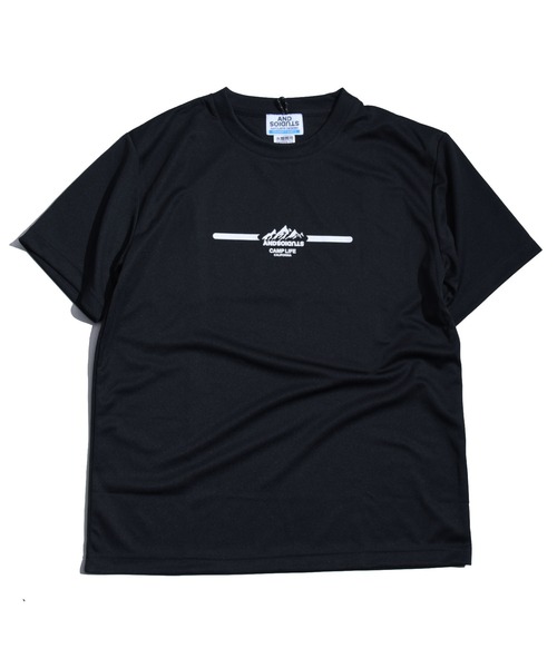 Satellite（サテライト）の「【SATELLITE(サテライト)】OUT CRUISER TEE/LOGO2 / ワイドシルエット / 吸汗速乾/ ドライフィット（Tシャツ/カットソー・メンズ・ブラック/ベージュ/カーキ・M/L）」の2枚目の写真