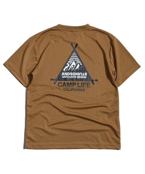 Satellite（サテライト）の「【SATELLITE(サテライト)】OUT CRUISER TEE/LOGO2 / ワイドシルエット / 吸汗速乾/ ドライフィット（Tシャツ/カットソー・メンズ・ブラック/ベージュ/カーキ・M/L）」の10枚目の写真