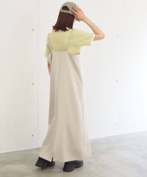 tiptop（ティップトップ）の「キャミワンピース（ワンピース・レディース・ブラック/アイボリー/ホワイト系その他/ブラック系その他/ブルー系その他/ブラック系その他2・FREE）」の10枚目の写真