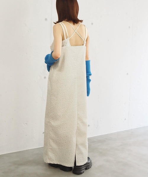 tiptop（ティップトップ）の「キャミワンピース（ワンピース・レディース・ブラック/アイボリー/ホワイト系その他/ブラック系その他/ブルー系その他/ブラック系その他2・FREE）」の22枚目の写真