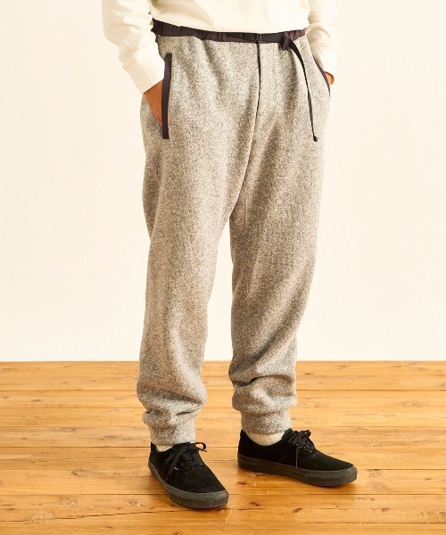 NANGA(ナンガ)の「POLARTEC FLEECE JOGGER PANTS / ポーラテックフリースジョガーパンツ(その他パンツ・メンズ・ブラック/カーキ/グレー・M/L/S/XL)」の7枚目の写真