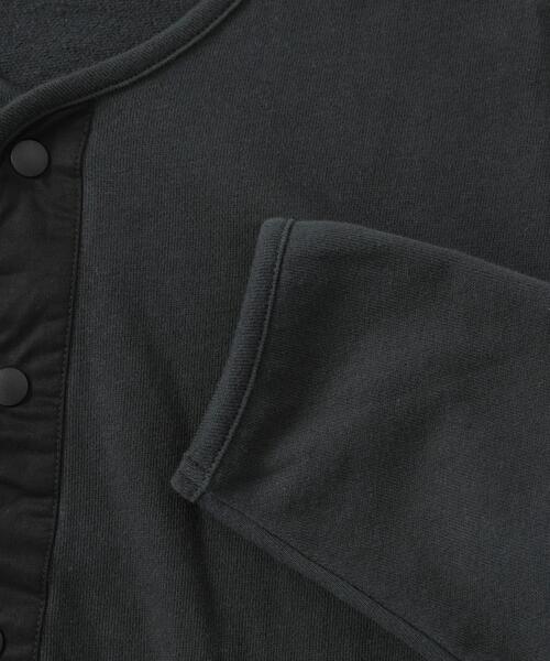 coen(コーエン)の「【coen キッズ/ジュニア】ミニ裏毛Vネックカーディガン(カーディガン/ボレロ・キッズ・ケリー/ブラック・110/130/100/120/150/140)」の8枚目の写真