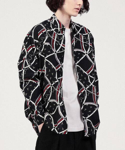 TOMORROWLAND (トゥモローランド)の「レーヨンコットン プリントシャツ(シャツ/ブラウス・メンズ・ブラック系その他/ブラウン系その他/グリーン系その他3・S/XS/M)」の13枚目の写真