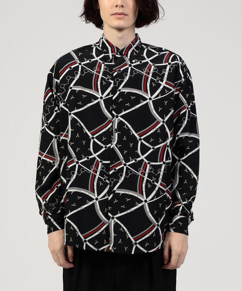 TOMORROWLAND (トゥモローランド)の「レーヨンコットン プリントシャツ(シャツ/ブラウス・メンズ・ブラック系その他/ブラウン系その他/グリーン系その他3・S/XS/M)」の10枚目の写真