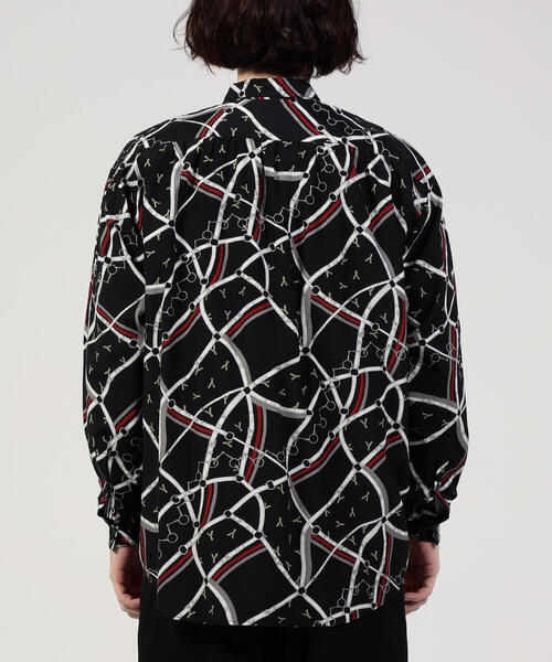 TOMORROWLAND (トゥモローランド)の「レーヨンコットン プリントシャツ(シャツ/ブラウス・メンズ・ブラック系その他/ブラウン系その他/グリーン系その他3・S/XS/M)」の5枚目の写真