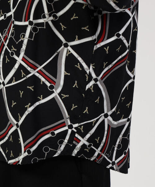 TOMORROWLAND (トゥモローランド)の「レーヨンコットン プリントシャツ(シャツ/ブラウス・メンズ・ブラック系その他/ブラウン系その他/グリーン系その他3・S/XS/M)」の11枚目の写真