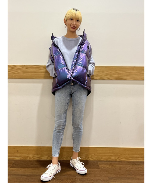 GAP(ギャップ)の「クルーネック プルオーバーセーター(ニット/セーター・レディース・ライトブルー/ナチュラル/ネイビー/ピンク・S/L/XL/M/XXS/XS)」の9枚目の写真