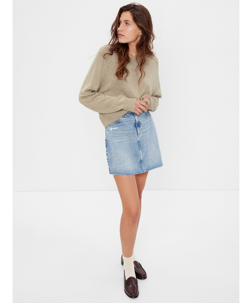 GAP(ギャップ)の「クルーネック プルオーバーセーター(ニット/セーター・レディース・ライトブルー/ナチュラル/ネイビー/ピンク・S/L/XL/M/XXS/XS)」の11枚目の写真