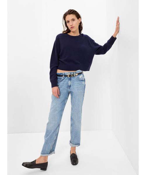 GAP(ギャップ)の「クルーネック プルオーバーセーター(ニット/セーター・レディース・ライトブルー/ナチュラル/ネイビー/ピンク・S/L/XL/M/XXS/XS)」の14枚目の写真