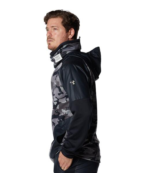 UNDER ARMOUR（アンダーアーマー）の「UAリバーシブル ネックウォーマー（ベースボール/メンズ/レディース）（ネックウォーマー/スヌード・レディース・ブラック/ネイビー・ONESIZE）」の5枚目の写真