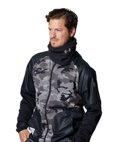 UNDER ARMOUR（アンダーアーマー）の「UAリバーシブル ネックウォーマー（ベースボール/メンズ/レディース）（ネックウォーマー/スヌード・レディース・ブラック/ネイビー・ONESIZE）」の4枚目の写真