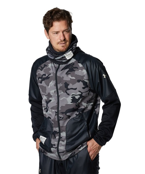 UNDER ARMOUR（アンダーアーマー）の「UAリバーシブル ネックウォーマー（ベースボール/メンズ/レディース）（ネックウォーマー/スヌード・レディース・ブラック/ネイビー・ONESIZE）」の7枚目の写真