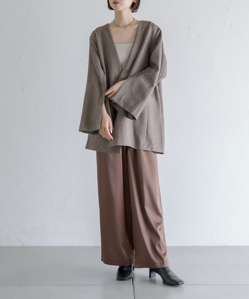 mystic(ミスティック)の「刺繍サテンパンツ(その他パンツ・レディース・ブラウン/アイボリー・FREE)」の21枚目の写真