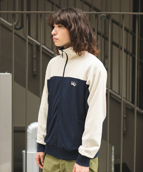BROKEN BASE(ブロークンベース)の「バックプリントトラックジャケット(その他アウター・メンズ・ネイビー/ブラウン・MEDIUM/LARGE)」の11枚目の写真