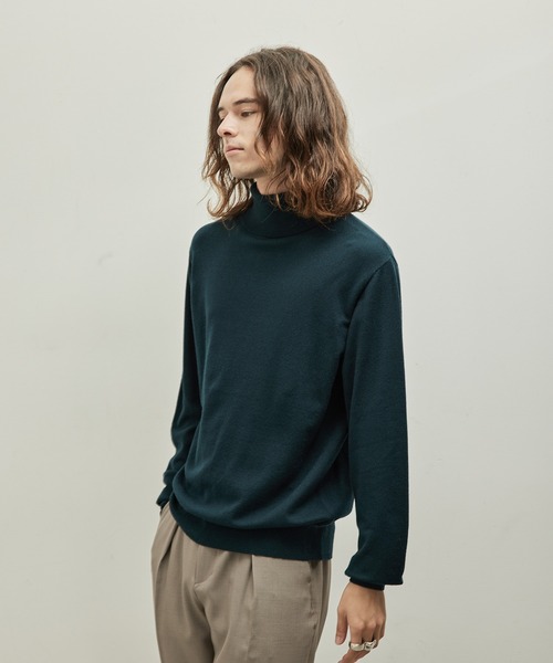  j.n.r.d（ジェー・エヌ・アール・ディー）の「j.n.r.d/PBTタートルネック（ニット/セーター・メンズ・ホワイト/ブラック/グリーン/パープル/ダークパープル・M/L/LL）」の20枚目の写真