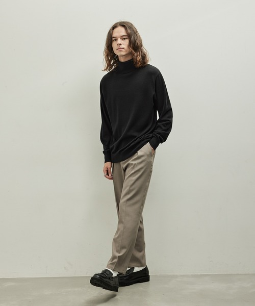  j.n.r.d（ジェー・エヌ・アール・ディー）の「j.n.r.d/PBTタートルネック（ニット/セーター・メンズ・ホワイト/ブラック/グリーン/パープル/ダークパープル・M/L/LL）」の17枚目の写真