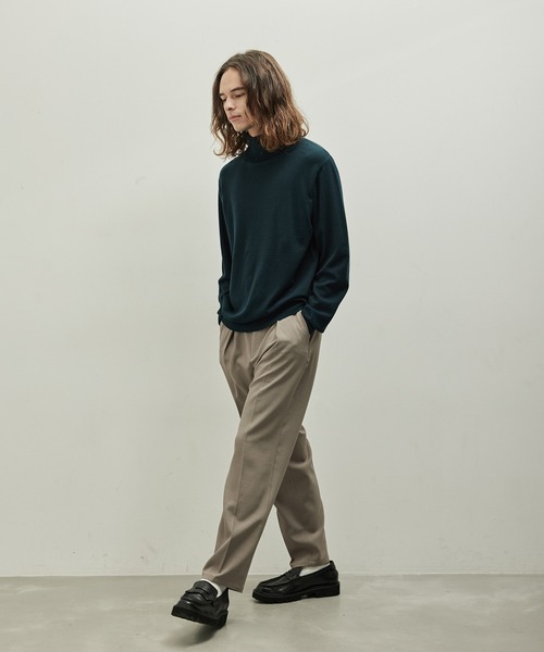  j.n.r.d（ジェー・エヌ・アール・ディー）の「j.n.r.d/PBTタートルネック（ニット/セーター・メンズ・ホワイト/ブラック/グリーン/パープル/ダークパープル・M/L/LL）」の14枚目の写真