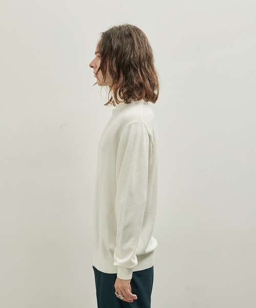  j.n.r.d（ジェー・エヌ・アール・ディー）の「j.n.r.d/PBTタートルネック（ニット/セーター・メンズ・ホワイト/ブラック/グリーン/パープル/ダークパープル・M/L/LL）」の10枚目の写真