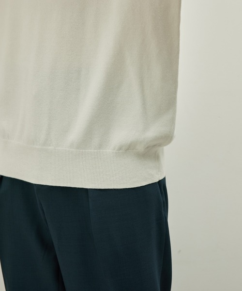  j.n.r.d（ジェー・エヌ・アール・ディー）の「j.n.r.d/PBTタートルネック（ニット/セーター・メンズ・ホワイト/ブラック/グリーン/パープル/ダークパープル・M/L/LL）」の6枚目の写真