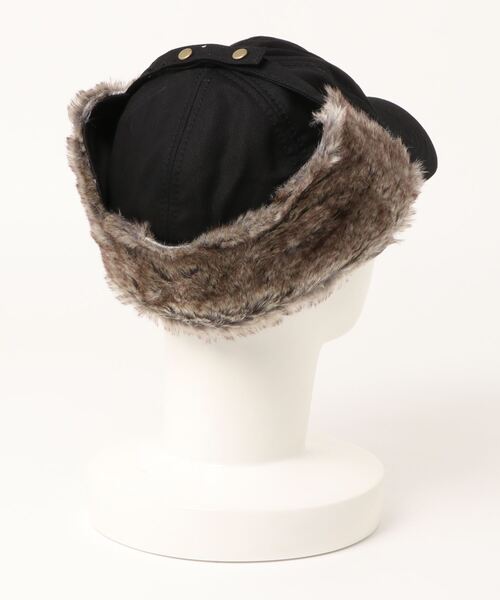 CAMP7（キャンプセブン）の「【CAMP7】フライトキャップ（キャップ・レディース・ブラック/ベージュ・フリー）」の3枚目の写真