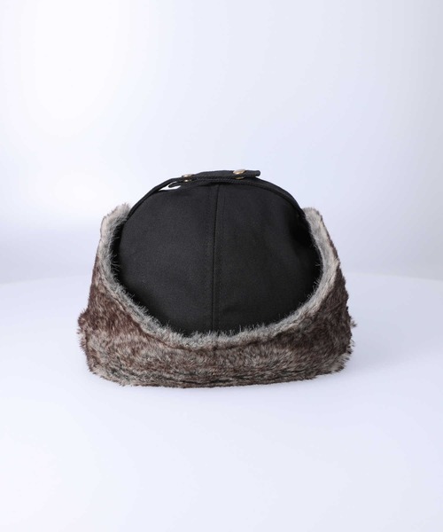 CAMP7（キャンプセブン）の「【CAMP7】フライトキャップ（キャップ・レディース・ブラック/ベージュ・フリー）」の8枚目の写真