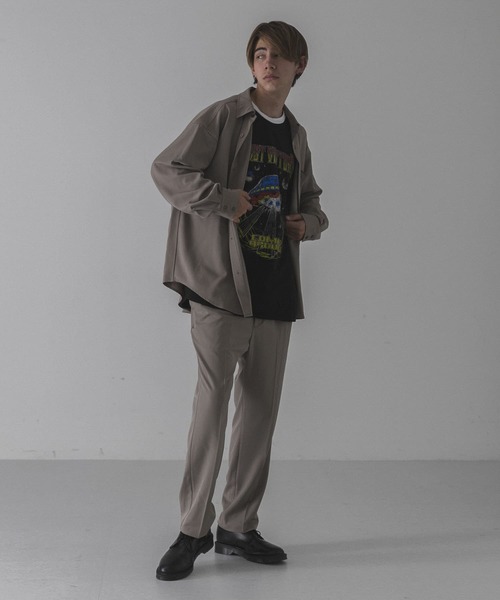 URBAN RESEARCH（アーバンリサーチ）の「URBAN RESEARCH iD　ジェシーツイルストレッチシャツ（シャツ/ブラウス・メンズ・ネイビー/グリーン/ベージュ系その他・MEDIUM/LARGE）」の19枚目の写真