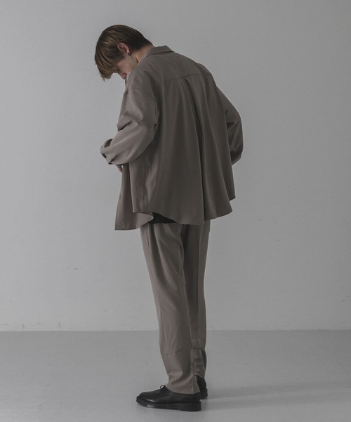 URBAN RESEARCH（アーバンリサーチ）の「URBAN RESEARCH iD　ジェシーツイルストレッチシャツ（シャツ/ブラウス・メンズ・ネイビー/グリーン/ベージュ系その他・MEDIUM/LARGE）」の20枚目の写真