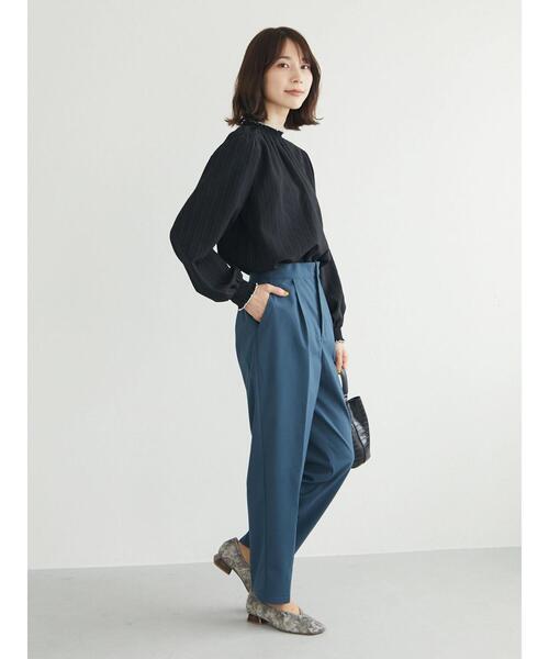 Green　Parks（グリーンパークス）の「美脚クリーンパンツ（スラックス・レディース・ブラック/ライトグレー/ブルー・M/L）」の14枚目の写真