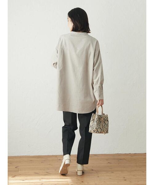 Green　Parks（グリーンパークス）の「美脚クリーンパンツ（スラックス・レディース・ブラック/ライトグレー/ブルー・M/L）」の20枚目の写真