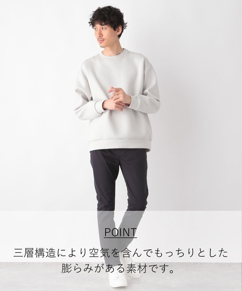 GLOBAL WORK（グローバルワーク）の「ライトクッションクルー/295246（Tシャツ/カットソー・メンズ・ブラウン/イエロー/ネイビー/ホワイト系その他2/ダークグリーン/ライトグレー/ブラック/スカイブルー/ダークグレー/ライトグリーン/ブルー系その他6・X-LARGE/SMALL/MEDIUM/LARGE）」の14枚目の写真