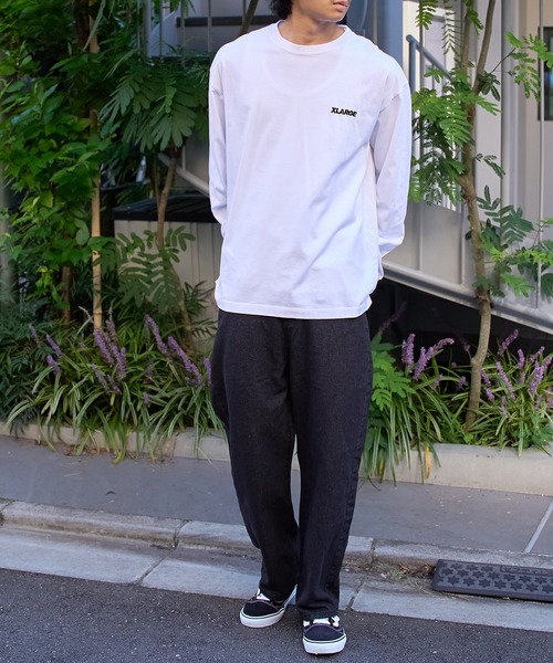 XLARGE(エクストララージ)の「【XLARGE】ビッグシルエットバックプリントロングTシャツ ロンT(Tシャツ/カットソー・メンズ・グリーン/ホワイト/ブラック・S/M/L)」の10枚目の写真