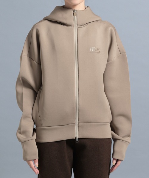 HEREIAM（ヘレイアム）の「【HEREIAM】メロウダンボールパーカー（パーカー・レディース・ベージュ/ネイビー・FREE）」の5枚目の写真