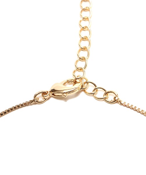 atmos pink（アトモスピンク）の「atmos pink ハートビジューネックレス / アトモスピンク ハートビジューネックレス（ネックレス・レディース・ゴールド/シルバー・FREE）」の5枚目の写真