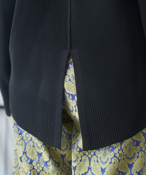 VACANCY（ヴァカンシー）の「ネックウォーマー付きVネックニット（ニット/セーター・レディース・ブラック/グレー/ホワイト・FREE）」の19枚目の写真