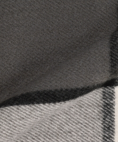 MONO　COMME CA（モノコムサ）の「ブロックチェック柄　ストール（ストール/ショール・レディース・ブラック系/ベージュ/イエロー/サックスブルー・FREE）」の20枚目の写真