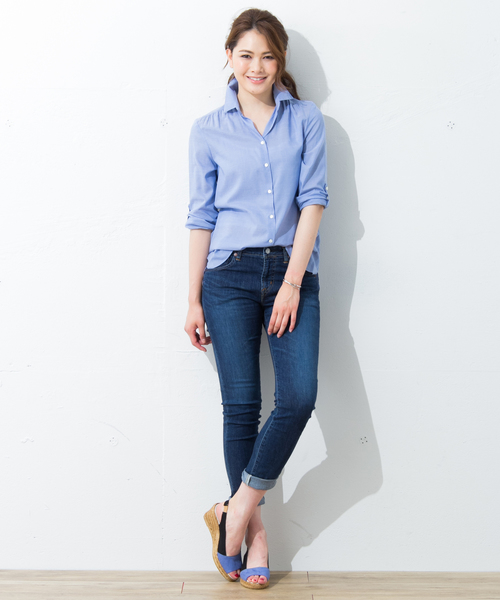 J.PRESS（ジェイプレス）の「CANTONストレッチ ストレートスキニー 
