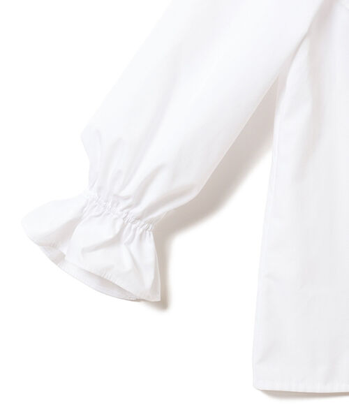 B:MING by BEAMS（ビーミングバイビームス）の「B:MING by BEAMS / CEREMONY ビッグカラー ブラウス（100～130cm）セレモニー　フォーマル　オケージョン（シャツ/ブラウス・キッズ・ホワイト・100/110/120/130）」の7枚目の写真