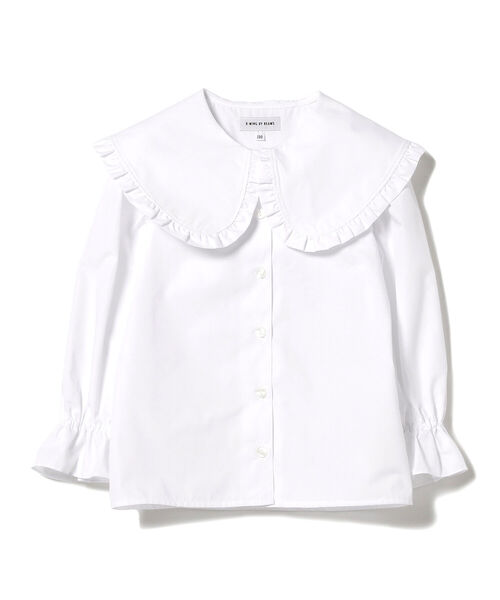 B:MING by BEAMS（ビーミングバイビームス）の「B:MING by BEAMS / CEREMONY ビッグカラー ブラウス（100～130cm）セレモニー　フォーマル　オケージョン（シャツ/ブラウス・キッズ・ホワイト・100/110/120/130）」の17枚目の写真
