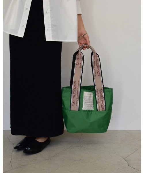 THEATRE PRODUCTS（シアタープロダクツ）の「MISSISSIPPI Msize／ジャガードテープ バッグ（トートバッグ・レディース・レッド/グリーン/ネイビー/パープル/チャコールグレー・FREE）」の12枚目の写真