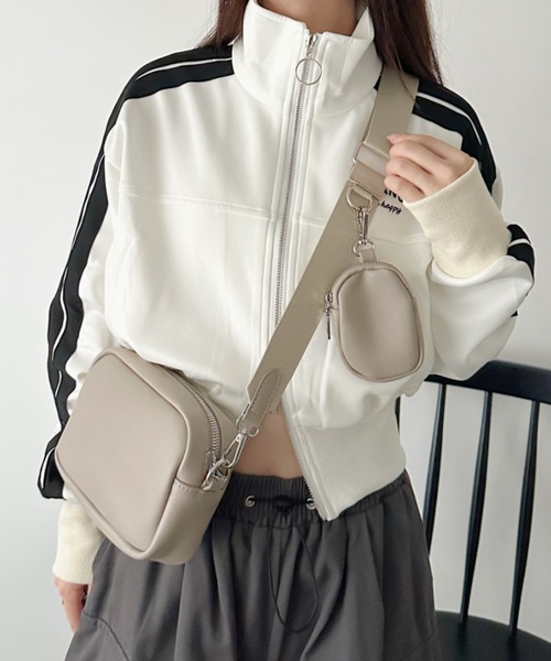 chiiiibag マルチサークルバッグ　グレー chiiiibag マルチサークルバッグ グレー