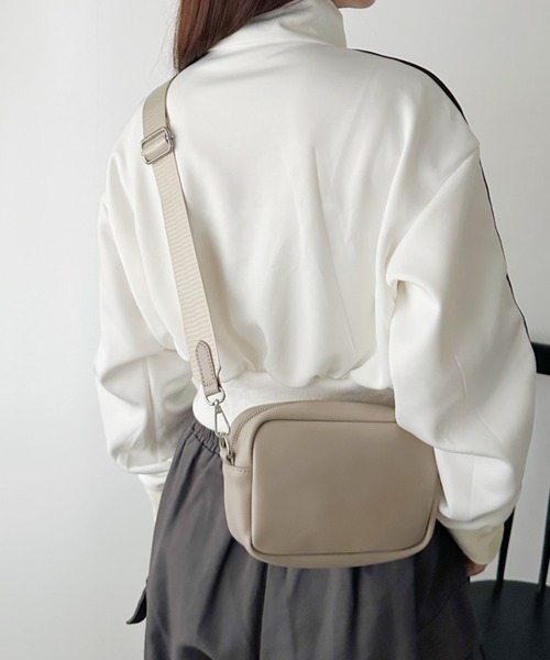 セール】マルチケース付きスクエアショルダーミニボディバッグ