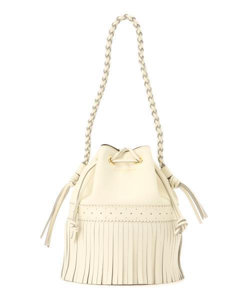 J&M Davidson（ジェイアンドエムデヴィッドソン）の「●J&M Davidson / "M CARNIVAL" フリンジ ショルダーバッグ（ショルダーバッグ・レディース・ホワイト/ブラック/オレンジ/グリーン・ONE SIZE）」の2枚目の写真