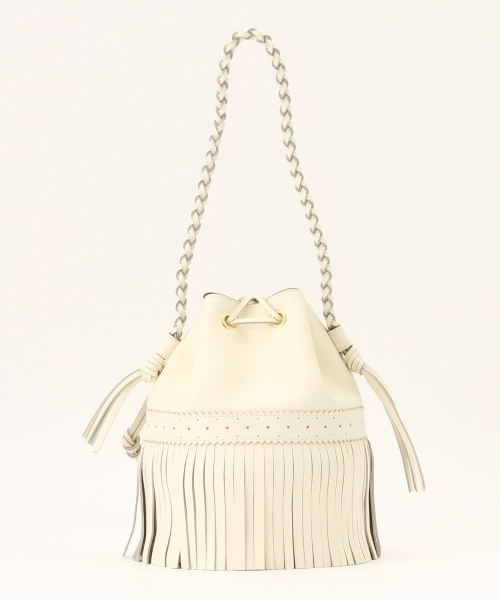 J&M Davidson（ジェイアンドエムデヴィッドソン）の「●J&M Davidson / "M CARNIVAL" フリンジ ショルダーバッグ（ショルダーバッグ・レディース・ホワイト/ブラック/オレンジ/グリーン・ONE SIZE）」の5枚目の写真