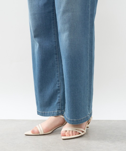 un dix cors(アンディコール)の「《3サイズ展開》リラックスセミワイドデニム(デニムパンツ・レディース・ブルー/ネイビー/グレー・M/L/S)」の5枚目の写真