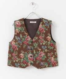 HEYUMM | レトロライクゴブランビスチェ(ベスト)