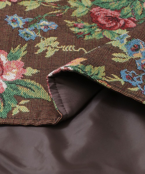 HEYUMM（ヘユム）の「レトロライクゴブランビスチェ（ベスト・レディース・ブラウン/ブラック/アイボリー・ONE）」の8枚目の写真