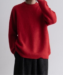 CASPER JOHN | Mohair wool mix sweater/モヘアウールミックスセーター(ニット/セーター)